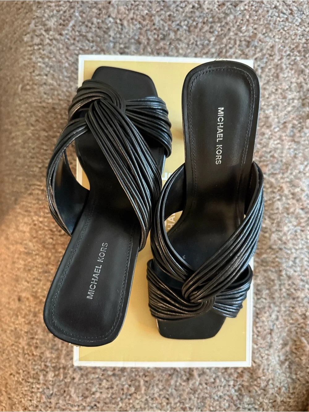 MICHAEL KORS Black Alessia mule Sandal